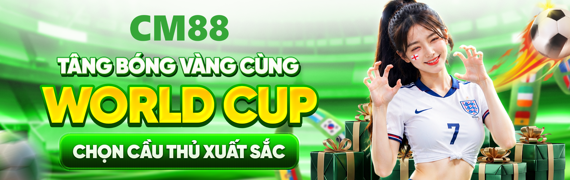 CM88 tâng bóng vàng
